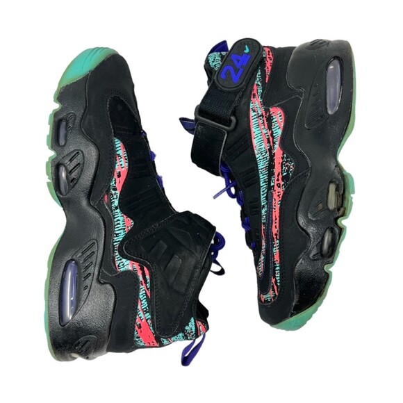 Nike sneakers 6.5 youth Air Griffey Max 1 shoes 437353 mid top athletic - Picture 1 of 8